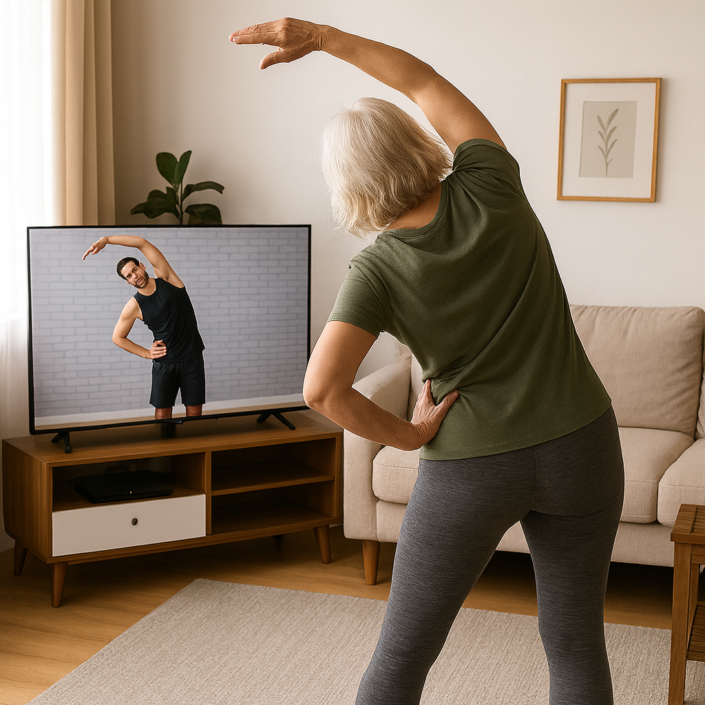 Functional exercise plans focusing on balance, strength and everyday mobility