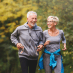 Elderly Couple Jogging